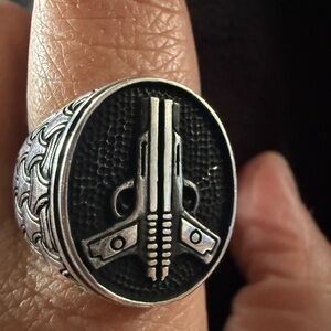 Turkish Handmade 925 Sterling Silver Men's Women's Ring